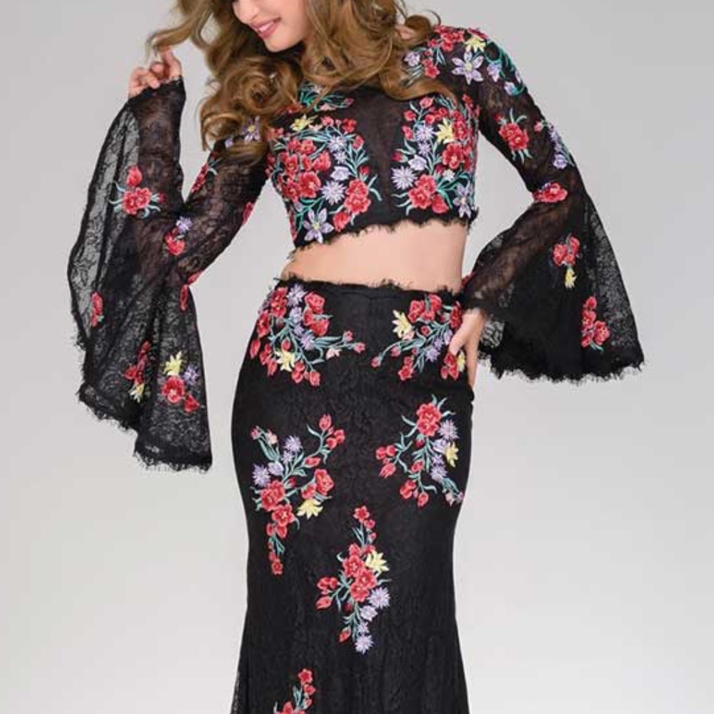 💋 BEAUTIFUL GIRL 💋 DIAMOND GAL EDGY ELITE QUEEN MAXI FEATHER FRINGE FLOWER - Picture 8 of 16